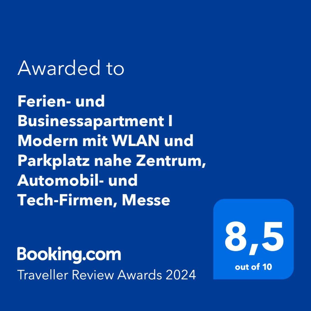 Ferien- Und Businessapartment I Modern Mit Wlan Und Parkplatz Nahe Zentrum, Automobil- Und Tech-Firmen, Messe 레닝겐 외부 사진
